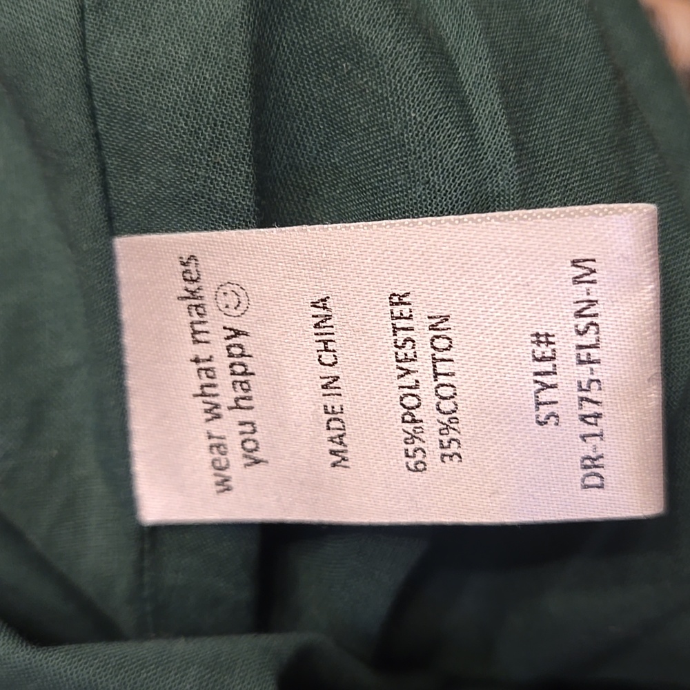 Dressed In LALA Sweet Revenge Smocked Plaid Snake Dress Size Medium - Picture 9 of 12